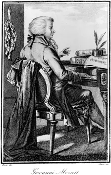 Wolfgang Amadeus Mozart, Austrian composer, c1784-1827. Artist: Giovanni Antonio Sasso