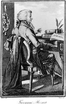 Wolfgang Amadeus Mozart, Austrian composer, c1784-1827. Artist: Giovanni Antonio Sasso