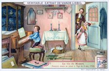 Wolfgang Amadeus Mozart in 1759 (1906). Artist: Anon