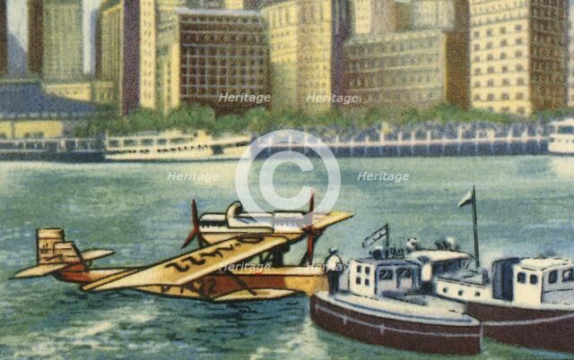 Wolfgang von Gronau arrives in New York, August 1930, (1932). Creator: Unknown.