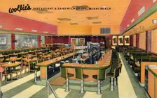 Wolfie's Restaurant and Sandwich Shops, Miami Beach, Florida, USA, 1951