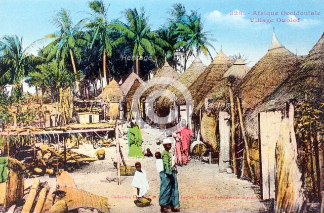 Wolof, or Ouolof village, Senegal, 20th century. Artist: Unknown