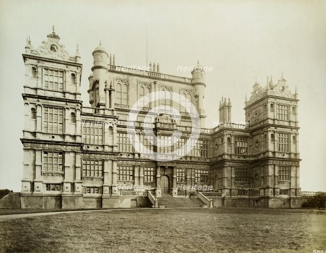 Wollaton Hall, Nottingham, Nottinghamshire, 1885. Artist: Henry Bedford Lemere.