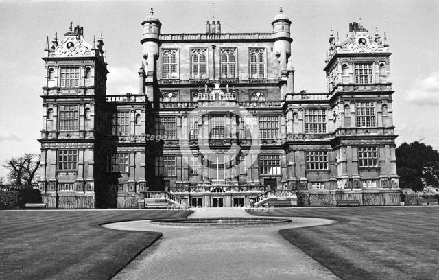 Wollaton Hall, Nottingham, Nottinghamshire, April 1975. Creator: MW Barley.