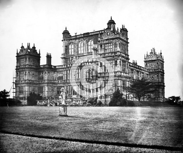Wollaton Hall, Nottingham, Nottinghamshire, c1865. Creator: Samuel Bourne.