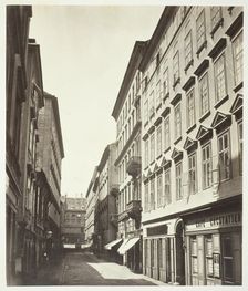 Wollzeile No. 9, Wohnhaus des Grafen Friedrich Fünfkirchen, 1860s. Creator: Unknown