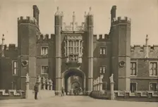 Wolsey's West Facade of Hampton Court Palace and the Disinterred Bridge c1935. Creator: Donald McLeish