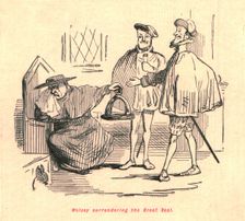 Wolsey surrendering the Great Seal 1897. Creator: John Leech
