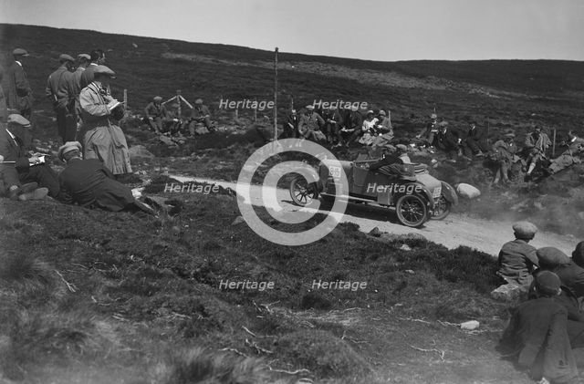 Wolseley 2-seater of A Smith taking part in the Scottish Light Car Trial, 1922. Artist: Bill Brunell.