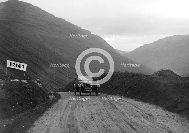 Wolseley 2-seater of LA Illston taking part in the Scottish Light Car Trial, 1922. Artist: Bill Brunell.