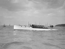 Wolseley 45ft cabin launch. Creator: Kirk & Sons of Cowes