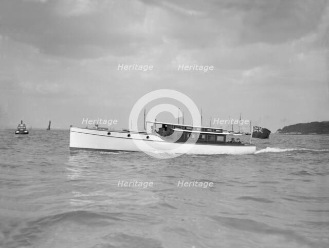Wolseley 45ft cabin launch. Creator: Kirk & Sons of Cowes.