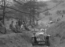 Wolseley Hornet of GK Crawford competing in the MG Car Club Abingdon Trial/Rally, 1939. Artist: Bill Brunell