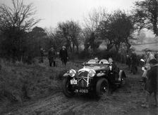 Wolseley Hornet of HK Crawford at the Sunbac Colmore Trial, near Winchcombe, Gloucestershire, 1934. Artist: Bill Brunell