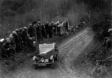 Wolseley Hornet of WR Hancock competing in the MCC Lands End Trial, 1935. Artist: Bill Brunell