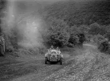 Wolseley Hornet competing in the Mid Surrey AC Barnstaple Trial, Beggars Roost, Devon, 1934. Artist: Bill Brunell