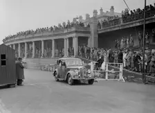 Wolseley of J Malkin competing in the Blackpool Rally, 1936. Artist: Bill Brunell