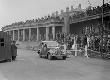 Wolseley of J Malkin competing in the Blackpool Rally, 1936. Artist: Bill Brunell