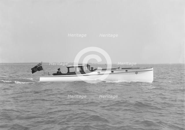 Wolseley launch, 1914. Creator: Kirk & Sons of Cowes.