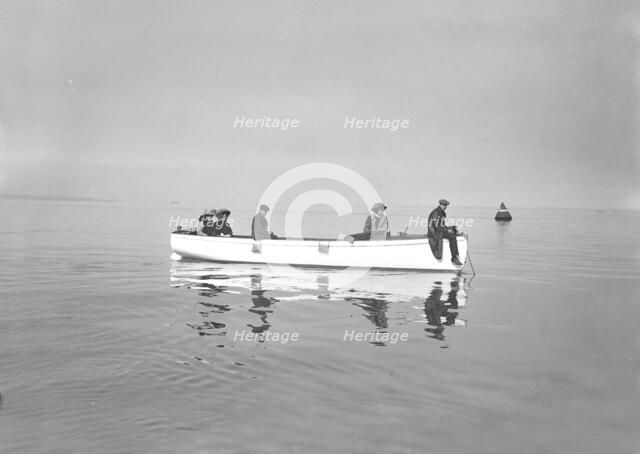 Wolseley Motor Co launch with ladies on board. Creator: Kirk & Sons of Cowes.