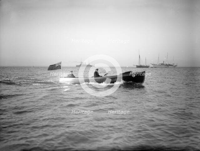 Wolseley motor launch, 1911.  Creator: Kirk & Sons of Cowes.