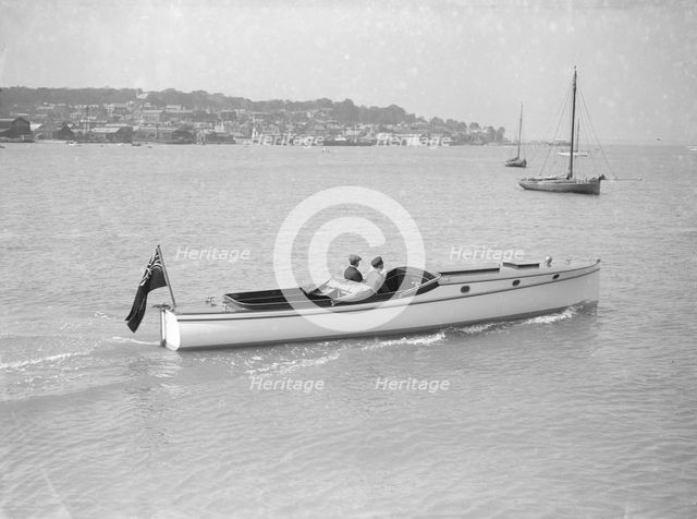 Wolseley motor launch, 1914.  Creator: Kirk & Sons of Cowes.