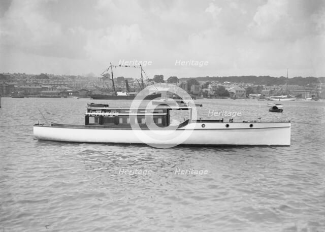 Wolseley motor launch. Creator: Kirk & Sons of Cowes.