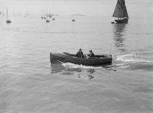 Wolseley motor launch under way, 1914. Creator: Kirk & Sons of Cowes