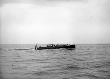 Wolseley motor launch under way, 1913. Creator: Kirk & Sons of Cowes