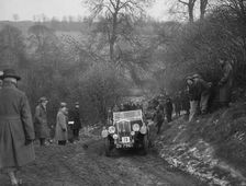 Wolseley Patrick Hornet Special of TL Langford at the Sunbac Colmore Trial, Gloucestershire, 1933. Artist: Bill Brunell