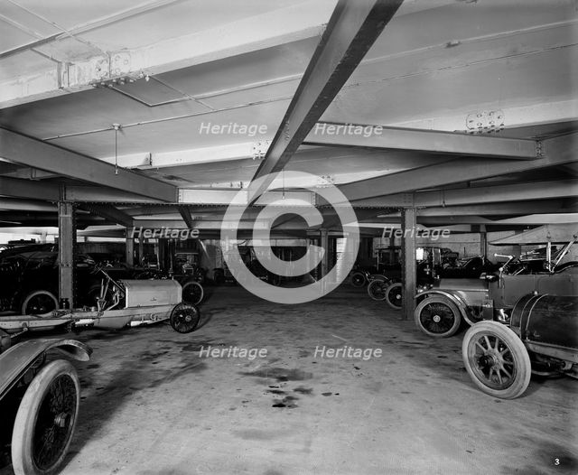 Wolseley Tool & Motor Car Co Garage. Westminster, London, 1913. Artist: Bedford Lemere and Company
