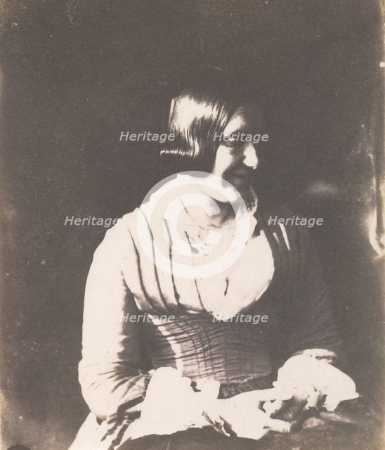 Woman, 1845-50. Creator: Calvert Jones.