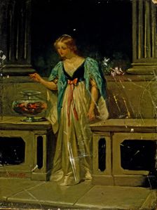 Woman 1869, by Josep Serra Porson