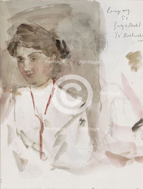 Woman, 1875-1934. Creator: Isaac Lazerus Israels.