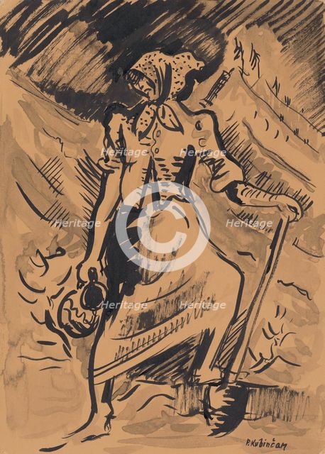 Woman, 1940-1944. Creator: Arnold Peter Weisz-Kubincan.