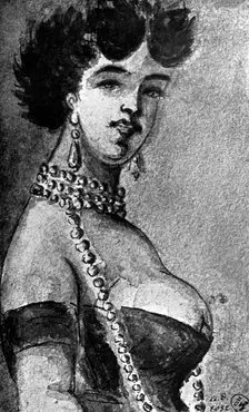 Woman 19th century, (1930).Artist: Constantin Guys