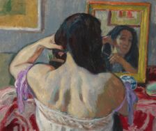 Woman Combing Her Hair, 1911. Creator: Jozef Pankiewicz