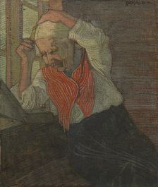 Woman Combing her Hair. Creator: Joseph Alanen