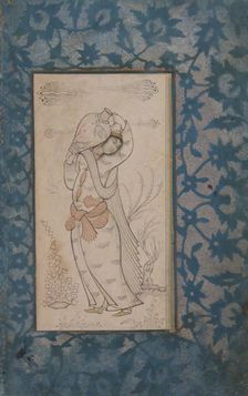 Woman Carrying a Vase, 17th century. Creator: Unknown