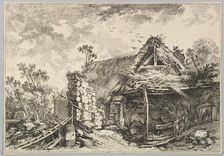 Woman Carrying a Bucket. Creator: William Wynne Ryland