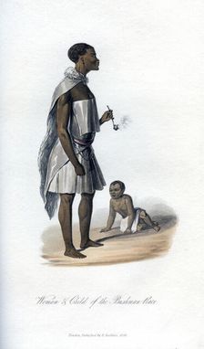 Woman & Child of the Bushman Race 1848