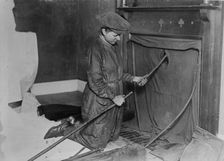 Woman chimney sweep, between c1915 and 1918. Creator: Bain News Service