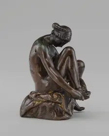 Woman Cutting Her Nails, early 17th century. Creator: Barthelemy Prieur