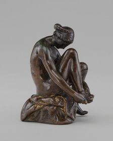 Woman Cutting Her Nails, early 17th century. Creator: Barthelemy Prieur