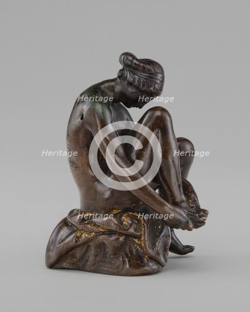 Woman Cutting Her Nails, early 17th century. Creator: Barthelemy Prieur.