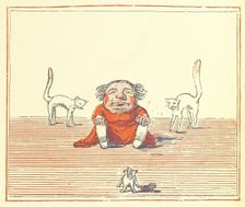 Woman and cats, 1873. Creator: Unknown