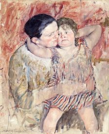 Woman and Child, turn of the 20/ century. Creator: Mary Cassatt
