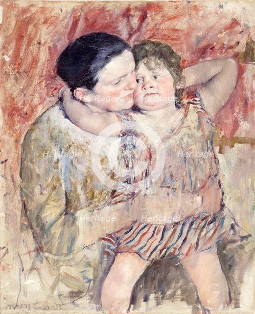 Woman and Child, turn of the 20/ century. Creator: Mary Cassatt.