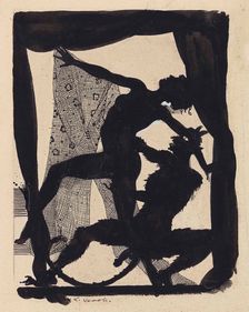 Woman and devil