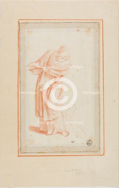 Woman and Dog, n.d. Creator: Giovanni Andrea Sirani.